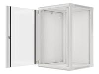 Lanberg WF01-6618-10S rack 18U Wandrek Grijs - thumbnail