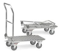Fetra Hauptartikel 1133 Plateauwagen Inklapbaar Aluminium Laadvermogen (max.): 150 kg - thumbnail