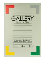 Gallery Steinbach tekenpapier, 200 g, ft 21 x 29,7 cm, A4, gekorreld, blok van 20 vel - thumbnail