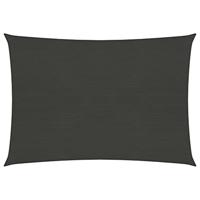 VidaXL Zonnezeil 160 g/m² 3,5x4,5 m hdpe antracietkleurig - thumbnail