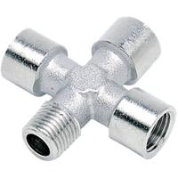 ICH Kruiskoppeling 60251 Schroefdraad (binnen) 1/8 Schroefdraad (buiten): 1/8 1 stuk(s) - thumbnail