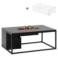 Cosiloft 120 zwart/zwart 120x80x47 cm- - Aluminium- Cosi Fires - thumbnail