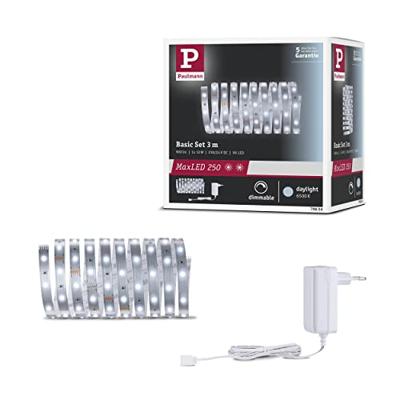 Paulmann MaxLED Basic Daylight 79856 LED-strip basisset Met connector (male) 24 V 3 m Daglichtwit 1 stuk(s) Paulmann MaxLED Basic Daylight 79856 LED-strip basisset Met connector (male) 24 V 3 m Daglichtwit 1 stuk(s)