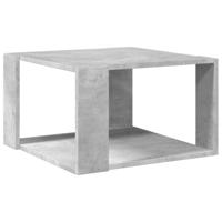 Salontafel 51,5x51,5x30 cm bewerkt hout betongrijs - thumbnail