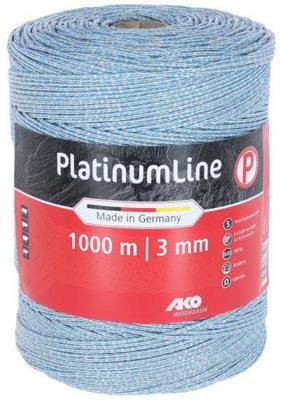 AKO platinumline schrikdraadlitze witblauw 1000m