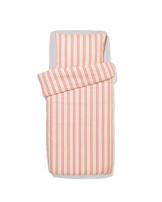 HEMA Dekbedovertrek 140x200/220cm tompouce (multi)