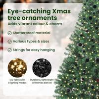 VidaXL Kunstmatig voorverlicht kerstboom met 300 led groen 240 cm pvc - thumbnail