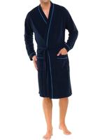 Schiesser Badjas 112562 navy 48/S - thumbnail