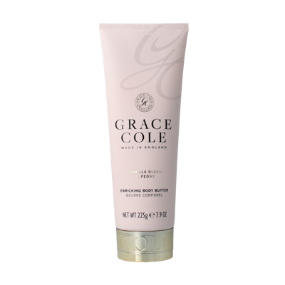Grace Cole Vanilla blush & peony body butter 225 Gram