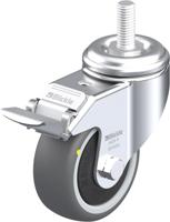 Blickle LKRA-PATH 80KF-FI-ELS-GS12 Zwenkwiel met rem Wieldiameter: 80 mm Draagvermogen (max.): 100 kg 1 stuk(s) - thumbnail