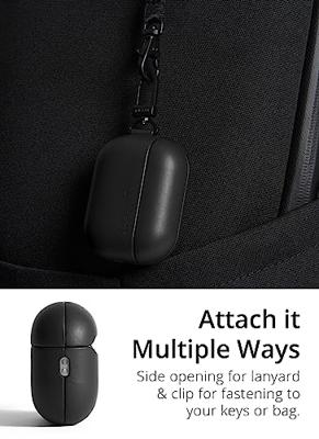 Mujjo Echelon Leather AirPods Pro (1 & 2) Case Black