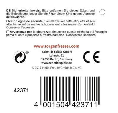 Schmidt Spiele Zorgenvriendje - Molly pluchenspeelgoed Schmidt Spiele Zorgenvriendje - Molly pluchenspeelgoed