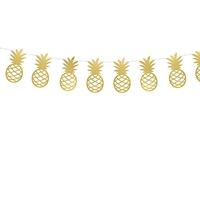 Ananas Slinger Aloha Metallic goud - thumbnail
