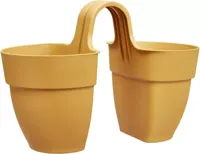 Elho vibia campana flower twin 21 honinggeel - thumbnail