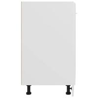 Onderkast 60x46x81,5 cm spaanplaat wit - thumbnail
