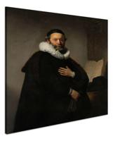 Schilderij - Rembrandt van Rijn, Johannes Wtenbogaert, 1633, reproductie, 80x100cm - thumbnail