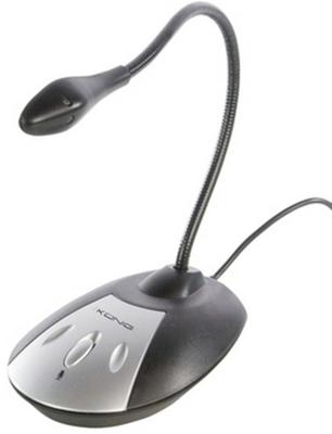 Desktop microfoon met USB aansluiting Desktop microfoon met USB aansluiting