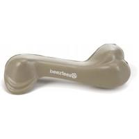 Rubber been massief hondenspeeltje beige 14 cm - thumbnail