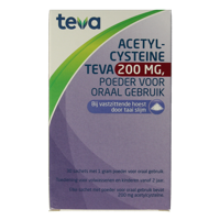 Teva Acetylcysteine 200mg poeder 30 Sachets - thumbnail
