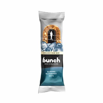 Bunch Bars Raw Bar Amandel & Blauwe Bes 40g, bio