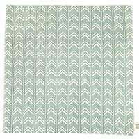 Fair Trade kussenhoes graphic groen 45 x 45 cm | 12 stuks - thumbnail