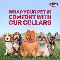 TRIXIE HALSBAND HOND PREMIUM GRAFIET GRIJS 30-45X1,5 CM - thumbnail