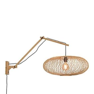 GOOD&MOJO Wandlamp 'Cango' Large, Bamboe, kleur Naturel