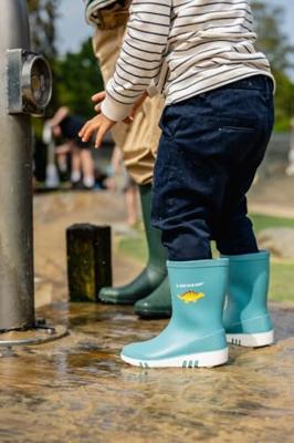 Kinderlaars mini pvc blauw 27