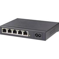 Conrad 5-poorts Gigabit switch metaal/magnetisch met ingebouwde netvoeding - thumbnail