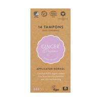 Ginger Organic Tampon normaal met applicator 14 Stuks - thumbnail