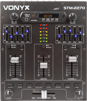 Vonyx STM2270 4-kanaals mixer met effecten, BT, SD, USB & MP3 - thumbnail