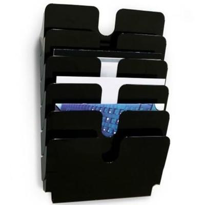 Durable FLEXIPLUS 6 A4 QUER 1700014061 Folderhouder Zwart, Transparant DIN A4 liggend 1 stuk(s) Aantal vakken: 6 (b x h x d) 340 x 520 x 100 mm Durable FLEXIPLUS 6 A4 QUER 1700014061 Folderhouder Zwart, Transparant DIN A4 liggend 1 stuk(s) Aantal vakken: 6 (b x h x d) 340 x 520 x 100 mm