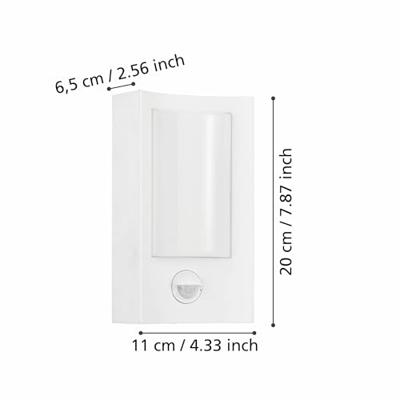 Eglo WandlampCasilda wit met sensor - 34006