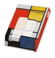Memo blocnote: Compositie met groot rood vlak, Piet Mondriaan - thumbnail