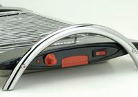 Ariete 732 Grill Tafelblad Electrisch Zwart, Zilver 2000 W - thumbnail