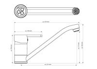 EISL keukenmengkraan grande vita classic lagedruk chroomkleurig - thumbnail