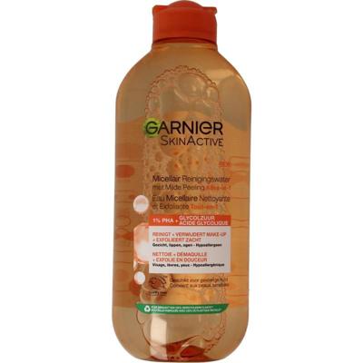 Garnier SkinActive micellair reinigingswater milde peeling 400 Milliliter