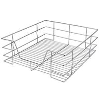 Opvouwbare poef met opslag donkergrijs - thumbnail