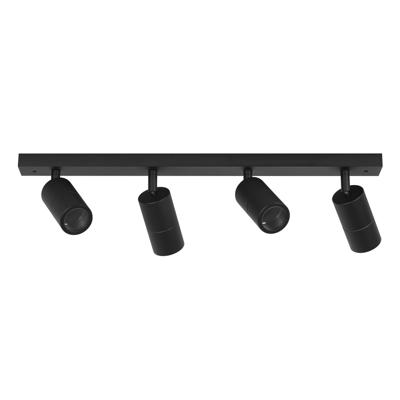 Richtbare wandspot Juno 4 zwart