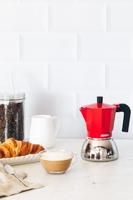 Italiaanse Koffiepot BRA INOX RED 6T Rood Roestvrij staal 6 Kopjes - thumbnail