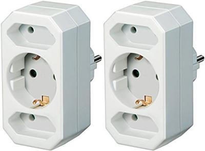 Brennenstuhl adapterstekker geaarde 2+1 - 1508050