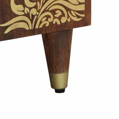 Badkamerkast Honingbruin 38 x 33 x 58 cm Massief mangohout