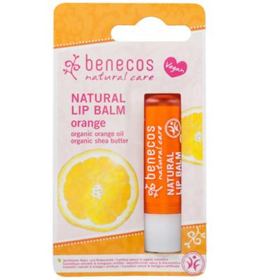 Benecos natural beauty Natural lipbalm orange 1 Stuks