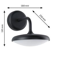 Paulmann Nostro LED anthrazit 94758 Buitenlamp (wand) LED 10 W Antraciet - thumbnail