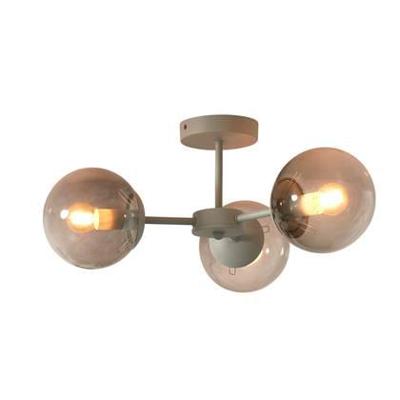 its about RoMi Plafondlamp 'Aspen' 3-lamps, kleur Lichtgrijs