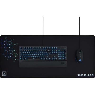 THE G-LAB Gaming Mousepad XXL 900x400x4mm met antisliprubber