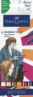 Faber Castell Sketchmarker Goldfaber - etui 6 stuks - Manga - thumbnail
