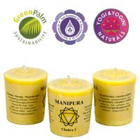 Geurkaarsje Votief 3e Chakra - thumbnail