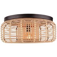 Brilliant Rotan plafondlampCrosstown Ø 45cm - 97181/06 - thumbnail