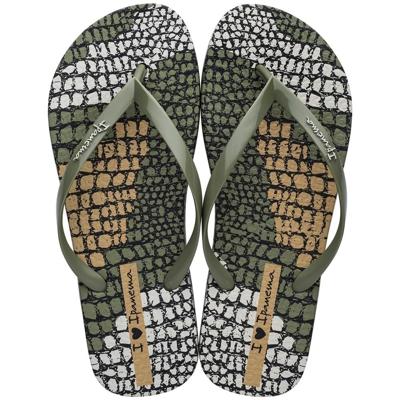 Ipanema I Love Safari Slipper Dames Groen